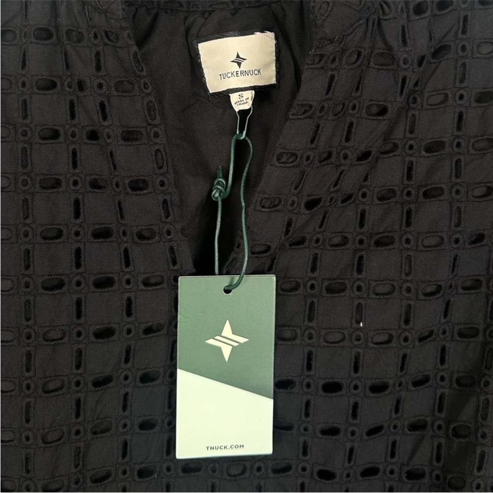 TUCKERNUCK Black Eyelet Crawford Dress NWT - Picture 8 of 9